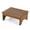 Walnut, variant on StrongTek Bamboo Step Stool, Wooden Step with Non-Slip Bottom, Lightweight and Sturdy Footstool