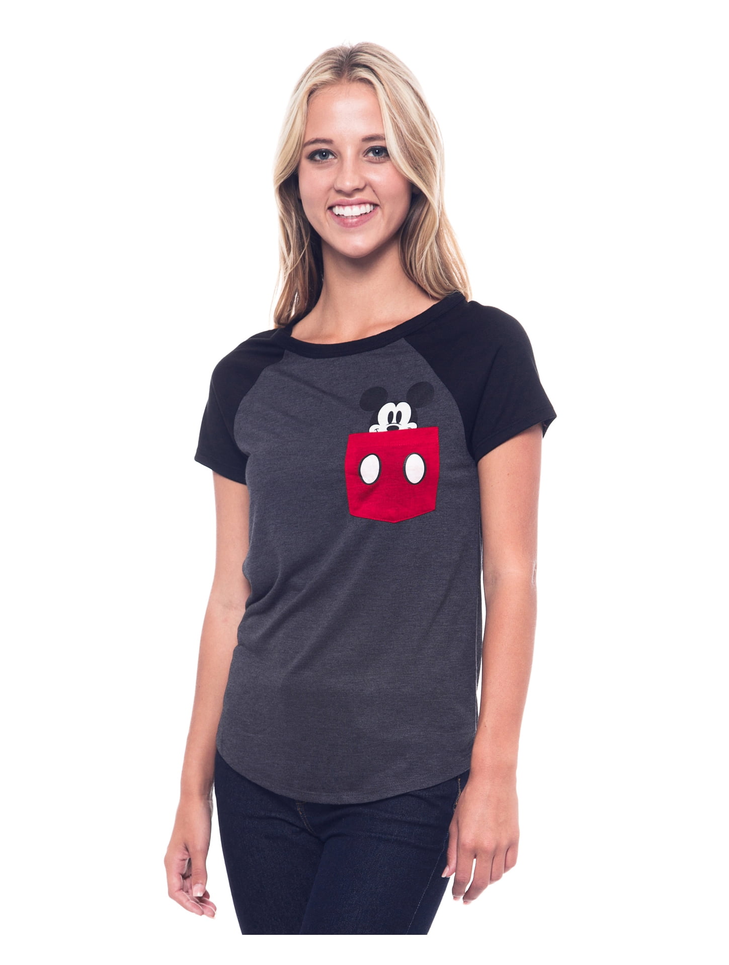 Juniors Women Mickey Mouse Pocket Size 