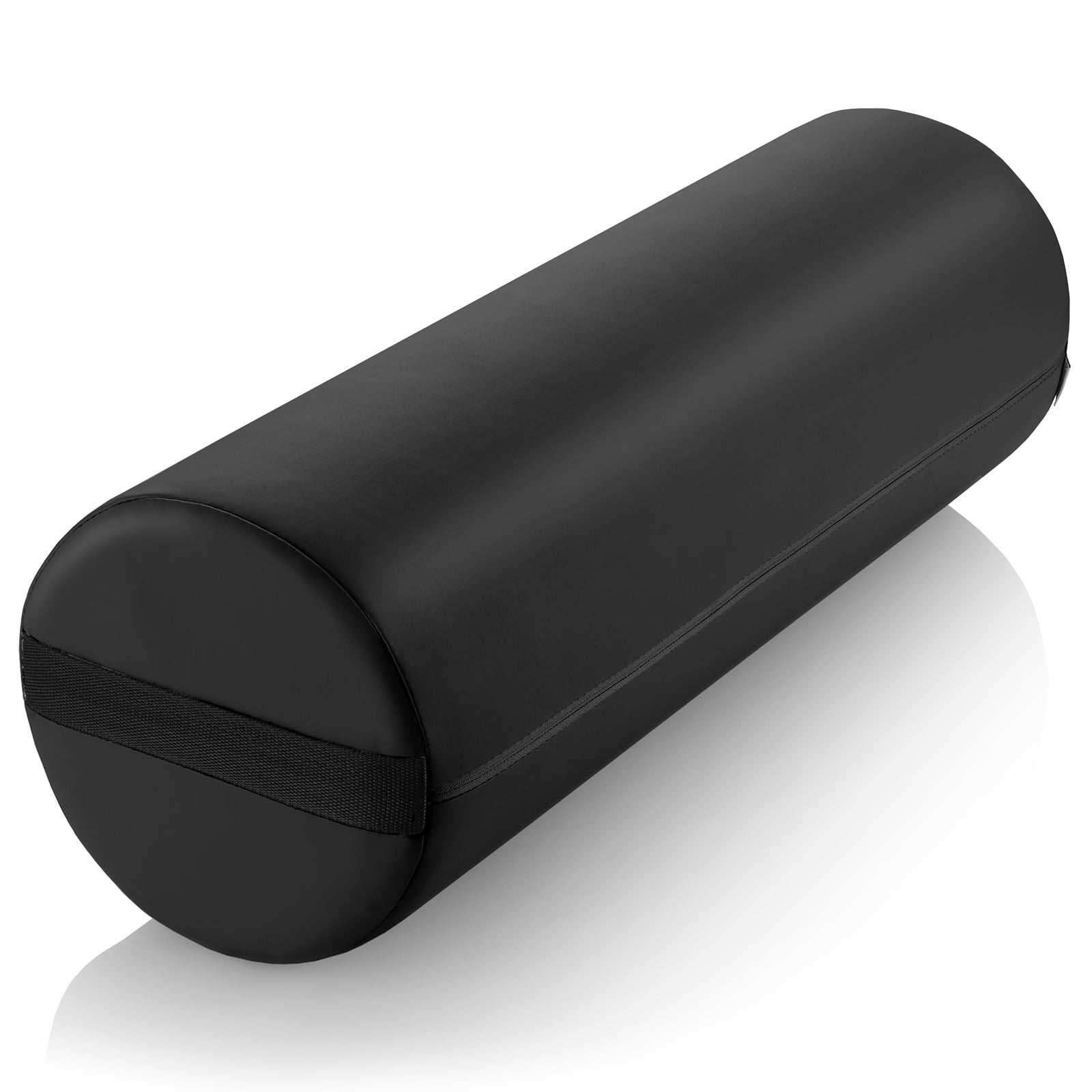 Saloniture Jumbo Round Massage Table Bolster Pillow Pad 26 x 9 Inch