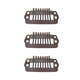 thumbnail image 3 of Clips A Presión Para Extensiones De Cabello, Peine A Presión De Tamaño Pequeño, Clips Para Peluca Para Mujer Para Peluquería OTVIAP Marron oscuro, 3 of 8