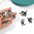 thumbnail image 2 of RV Broche de metal para mochila (cuchillo de bolsillo, gato), 7 piezas, broche para mujer, broche para sombrero lindo, conjunto de ropa, bolsa, 2 of 5
