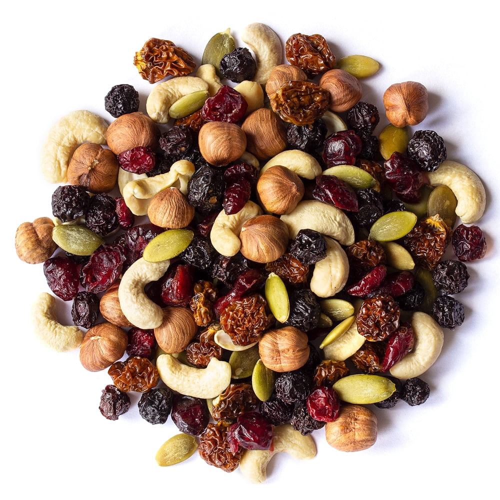 Organic Raw Nuts and Berries with Pumpkin Seeds Snack Mix, 1 Pound — Non-GMO, Raw, Vegan — by Food to Live