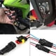 thumbnail image 3 of Juego de 300 conectores eléctricos para automóvil, a prueba de agua, de 1/2/3/4 pines, macho/hembra, con fusibles de cuchilla para automóviles, 3 of 5