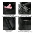 thumbnail image 5 of tzyudk Small Waterproof Pet Car Seat Cover with Hard Mesh Basket Non-Slip Back Seat Mat for Dogs Cloth Black, 5 of 6