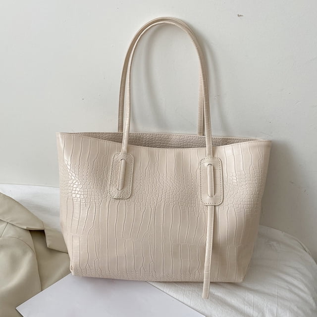Jusqu'à 65 % de Réduction sur Sac à Main Mode Grande Capacité en Cuir Sac à Bandoulière Simple