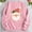 Pink, variant on Gray Sweatshirts for Women Christmas Crew Neck Tops Cute Santa Claus Sweatshirt for Women