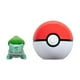 thumbnail image 2 of Pokémon PKW de juguete - Clip 'N' Go Bulbasaur #1 con Poké Ball, 2 of 5