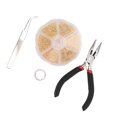 thumbnail image 1 of Rings For Jewelry Making, Gold Open  Rings Jewelry Making Supplies And Necklace Repair For Jewelry Making Supplies Crafts And Keychains, 1 of 8