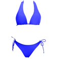 thumbnail image 4 of GZWYHT Bathing Suit for Women Tankini Swimsuits for Women Women's Two Piece Bikini Swimsuit Ribbed Top Bathing Suits String Bikini Sets Womens Swimsuits Bikini Sets for Women Dark Blue L, 4 of 4