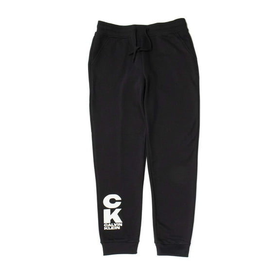 Calvin Klein Men's Nyc Triple Logo Jogger, Black Beauty,L - US