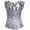Grey, variant on yunLCZ Shapewear for women Corset Tops For Women Bustier Shapewear Sleepwear Lace Waist Push Up Bodysuit