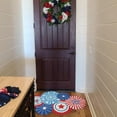 thumbnail image 5 of Large Patriotic Door Mat - 27.5x15.7 Inch 4th of July Rug - Washable Non- Indoor/Outdoor Welcome Mat - USA Flag & Fireworks Design - for Front Entrance & Porch Decor, 5 of 9