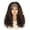 BlackDarkBrown-1B30, variant on 16" Short Boho Braided Wig Suitable For Women Glueless Double Full HD Lace Blended Braid Wig with Bohemian Curly Ends Goddess Boho Box Braids Wig