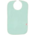 thumbnail image 2 of Nobles 6 Terry Adult Bibs/Clothing Protector with Vinyl Barrier Size 18" x 30" Adjustable Snap Closure - by Nobles Health Care Product Solutions (White with Green Backing), 2 of 2