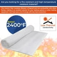 thumbnail image 4 of Simond Store Ceramic Fiber Insulation Blanket, Density-8 lbs, 2400F, 1/2" x 24" x 36", 4 of 8