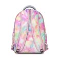 thumbnail image 3 of Geometric Shapes Print Texture Backpack, Campus Essential Bookbag with Protective Laptop Area and Organizer, Smart Gift for School Year, 3 of 6