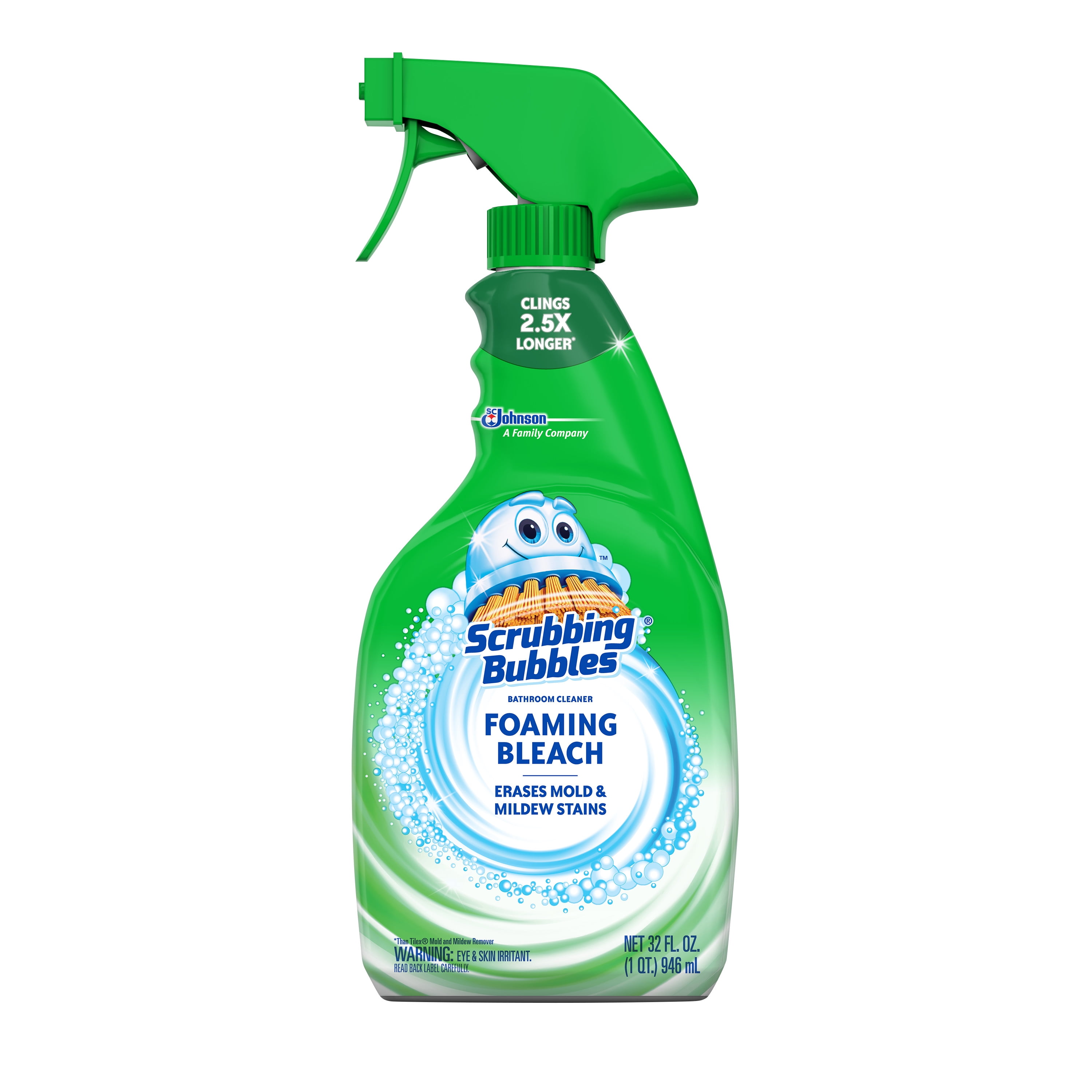 Scrubbing Bubbles Foaming Bleach Bathroom Cleaner Trigger Bottle - 32oz...