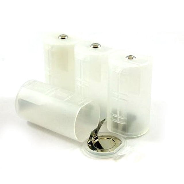 Shisuyan Boîtier d'Alimentation d'Urgence en Plastique Dur Durable 4 Pcs 2.4X1.2X1.2In