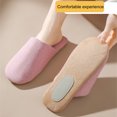 thumbnail image 5 of Teissuly Home Mute Slippers Cotton Linen Indoor Suede Sole Flat Shoes Wooden Floor Women Slides Silent Spring Winter Teissuly WER202401220800, 5 of 5