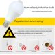 thumbnail image 1 of Bombilla LED E27 con tornillo, control de luz y sonido, inducción por radar, bombilla de inducción del cuerpo humano, lámpara para pasillo, garaje y propiedad, 1 of 4
