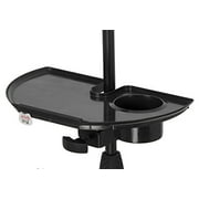 Gator Frameworks Microphone Stand Accessory Tray with Drink Holder and Guitar Pick Tab; 12" x 7" (GFW-MIC-ACCTRAY)