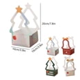 thumbnail image 3 of Bolsa de regalo navideña para Cooky, pequeño regalo navideño para envolver regalos, suministros para fiestas navideñas, caja de regalo de pompones para Nochebuena, caja de embalaje para tartas de, 3 of 6
