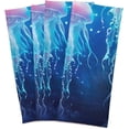 thumbnail image 2 of Dreamtimes Jellyfish Kitchen Towels, 18 x 28 Inch Super Soft and Absorbent Dish Cloths for Washing Dishes, 4 PCS Reusable Multi-Purpose Microfiber Hand Towels for Kitchen, 2 of 7