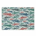 thumbnail image 1 of Shark Cutting Board, Colorful Underwater Fish Pattern Masters Survival Predators Dangerous Nature, Decorative Tempered Glass Cutting and Serving Board, Small Size, Multicolor, by Ambesonne, 1 of 1
