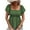 Army Green, variant on Youyipin Womens Tops Square Neck Ruffle Short Sleeve Tops Cute Smocked Babydoll Going Out Tops For Women