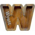 thumbnail image 4 of Alcancía de madera con forma de letra o guitarra, divertida caja para ahorrar dinero, regalo para niños y adultos, 4 of 4