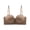 Coffee, variant on Front-Close Strapless Bra for Women, Removable Thin Straps Push-Up Bra, 4CM Thickened Pad & Seamless Fit, Breathable Lightly Lined Bralette, Black