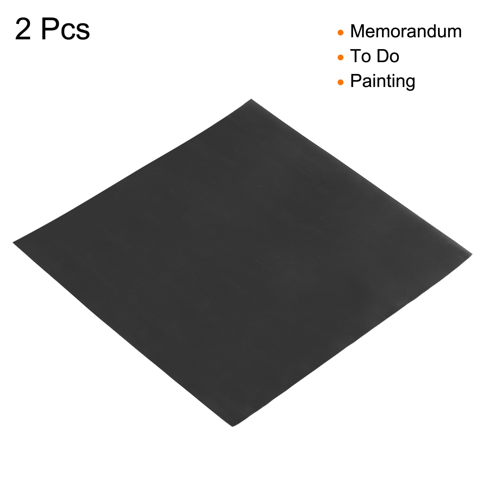 ANLIOTE MGBB0006 Magnetic Black Dry Erase Board Sheet 17x11 for