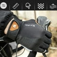 thumbnail image 4 of Shengyu Gants de Cyclisme Doigts Complets Écran Tactile Absorption Gants de Course Choc Noir G, 4 of 6