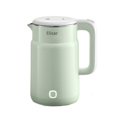 Clicar Electric kettles, Hot Tea Kettle Double Wall Stainless Steel, Electric Water Boiler Rapid-Boil Auto Shut Off