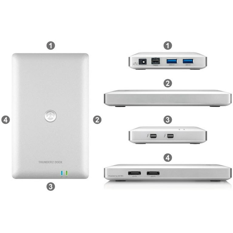AKiTiO Thunder2 - Docking station - Thunderbolt - 2 x Mini DP