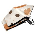 thumbnail image 6 of FORMRS Travel Umbrella Folding Auto Open Close Windproof Rain UV Protection, Orange Fall Pumpkin, 6 of 8