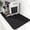 Black, variant on Coffee Mat,Coffee Bar Mat with Rubber Backed, 12" X 16" Hide Stains Coffee Maker Mat for Countertops, Large Drying Mats for Kitchen Counter, Coffee Bar Accessories, Absorbent Dish Drying Mat (Black)