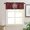 Christmasdol6098, variant on Christmas Kitchen Curtain Valance and Tiers Set Xmas Baubles Coniferous 3 Pc Window Treatment Pine Tree Twig Gray 3 Pieces Rod Pocket Valance Set for Small Windows Bedroom 54 in x 24 in