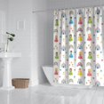 thumbnail image 2 of Colorful Princess Castle Pattern Shower Curtain 84"x72" ,Bathroom Decorative Shower Curtains Set with 12 Hooks,Modern Waterproof Washable Shower Curtain, 2 of 6
