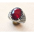 thumbnail image 4 of Red Garnet Ring, Silver Jewelry, 925 Silver Ring, Father's Day, AAA Natural Garnet Ring, January Birthstone Ring, Heavy Mens Ring, Spiritual Healing Gemstone, Christmas, Designer Mens Ring, 4 of 5