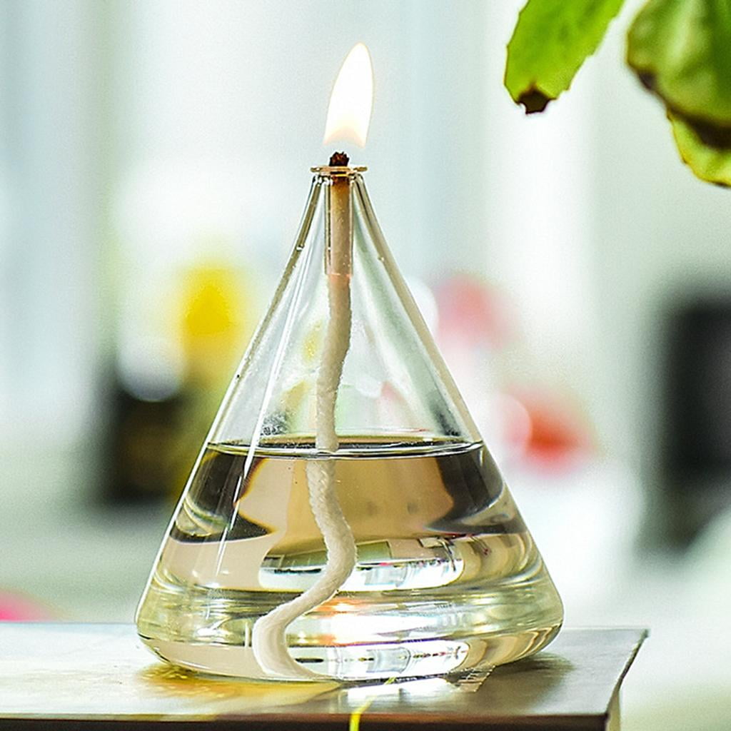 Refillable Glass Liquid Candle Small Hand Blown Clear Glass Oil Lamps  Decorative Whale Glass Candle Oil Lamps - AliExpress