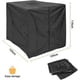 thumbnail image 3 of Tapa para depósito IBC de 1000 L, tapa para jarra de 210 D, tapa con cremallera para depósito IBC, 120 x 100 x 116 cm (negra), 3 of 5