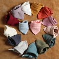 5 Pcs Baby Feeding Drool Bibs Saliva Towel for TRIANGLE Scarf Bandana