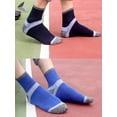 thumbnail image 5 of PULLIMORE 2 Pairs Men's Ankle Socks Low Cut Athletic Socks for Runners, Plantar Fasciitis, Arch Support, Endurance & Cycling, 5 of 7