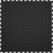 Black Coin Top 20.5-in x 0.25-in Interlocking Tiles (Case 8)