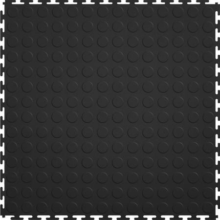 Black Coin Top 20.5-in x 0.25-in Interlocking Tiles (Case 8)