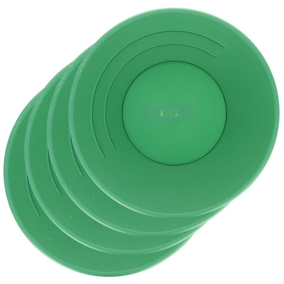 Set of 4 Gold Pan Gravity Trap Miner Prospecting Panning Sluice Tool - Green 10"