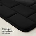 thumbnail image 4 of MERILER Thick Striped Memory Foam Bath Rugs: Soft, Absorbent, Non-Slip, Machine Washable for Wet Areas, 4 of 7