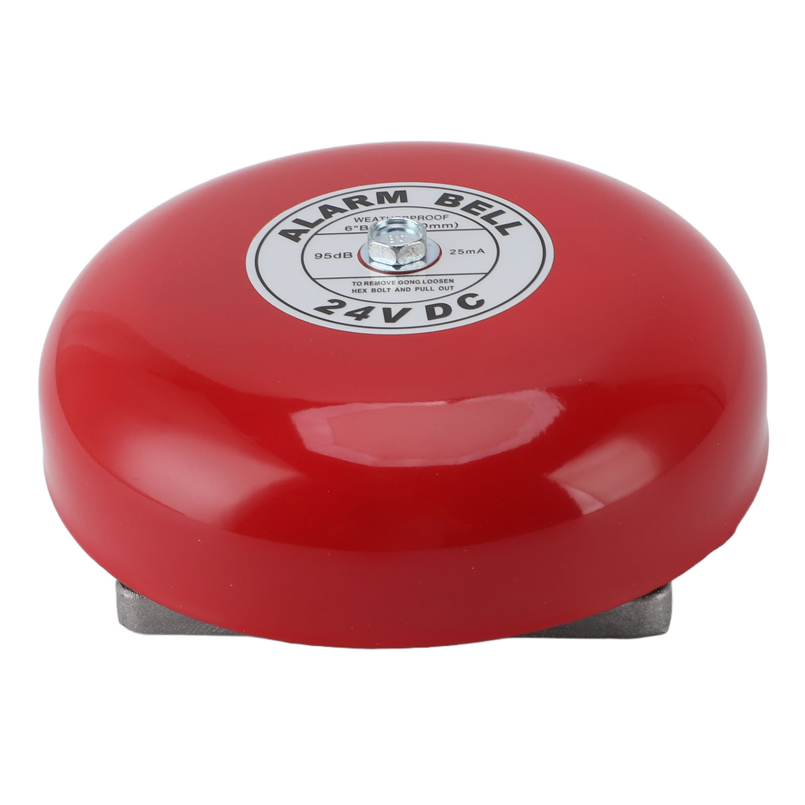 Fire Alarm Bell, 95db Powerful Electric Alarm Bell 6in Volume Wall ...