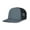 Black ,Grey, variant on Contrast Stitch Trucker PacFlex Snapback Cap